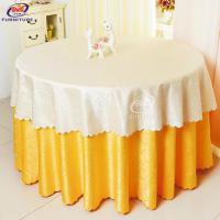 Quality Multi Style Round Satin Tablecloth Table Decoration Covers And Sashes for sale