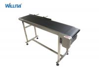 China Flat Belt Type Conveyor Portable Conveyor Belt For Sugar Packing Machine factory