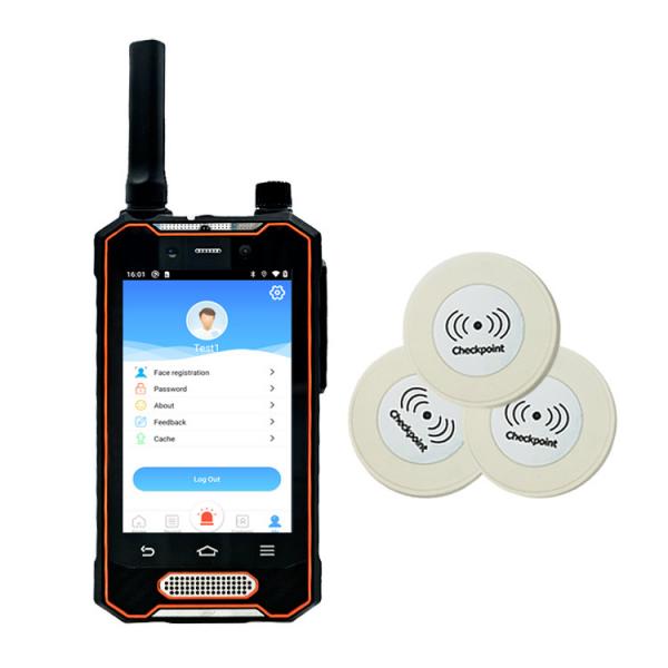 Quality Security Patrol Checkpoint System Wand 4G GPRS GPS NFC Touch Screen Face Identification for sale