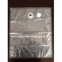 Quality Bib Bag In Box Bag Liquid Beverage Bag In Box Pouch With Spigot For Apple Juice for sale