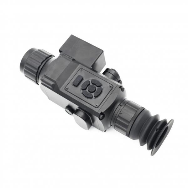 Quality 600m IP67 LRF Thermal Rifle Scopes 384x288px IR Gun Thermal Sight for sale