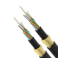 Quality FRP Strength 24 Core ADSS Optical Fiber Cable All Dielectric Fiber Optic Cable for sale