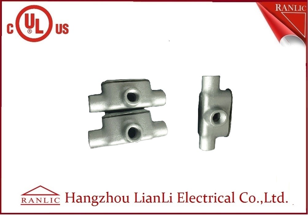China Iron Malleable Conduit Body NPT Thread Fittings Hazadous LL LB LR C T Series for sale