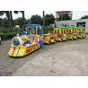 China Amusement Park Kids Arcade Machine Electric Trackless Train Rides On Car factory