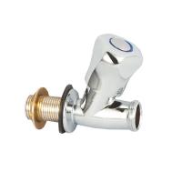 Quality Quick Open Half Inch Bathroom Brass Angle Valve Chromed Abrasion Proof for sale