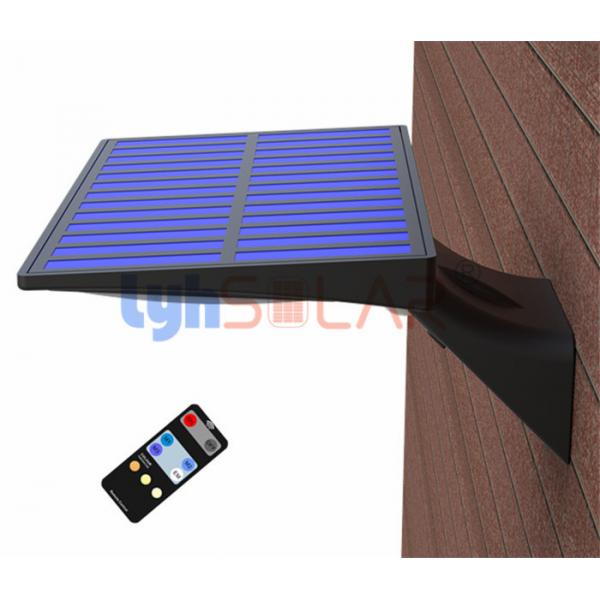 Quality Remote Control 4.2w Solar Wall Mounted Motion Sensor Light Anti UV And Anti Corrosion Outdoor for sale