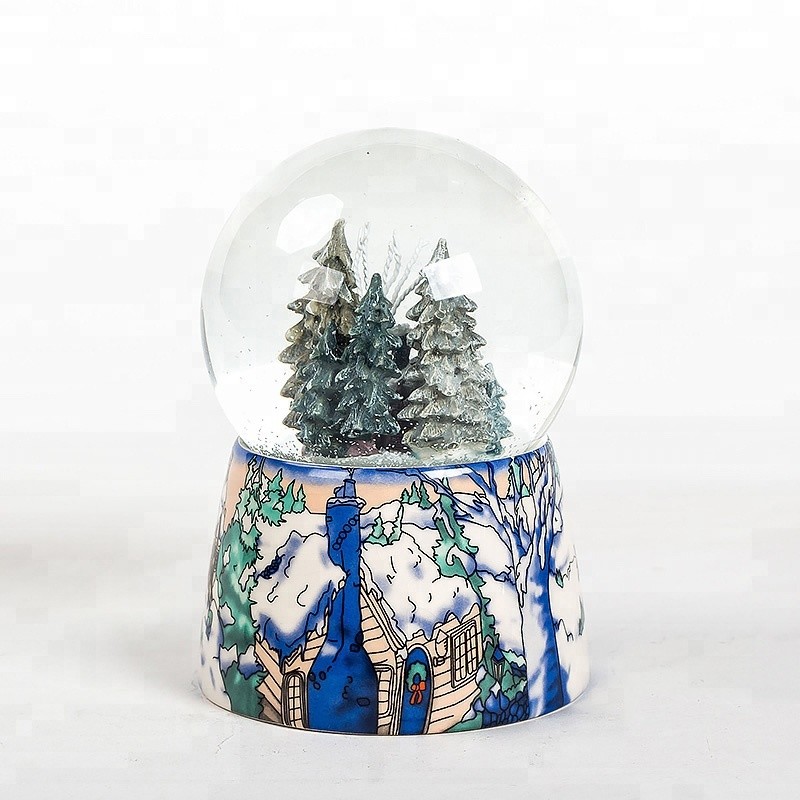 China Dia100mm Personalised Christmas Snow Globes factory