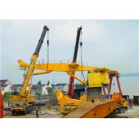Quality OUCO 100T10M Knuckle Boom Crane With ABS Tested At Factory Site for sale