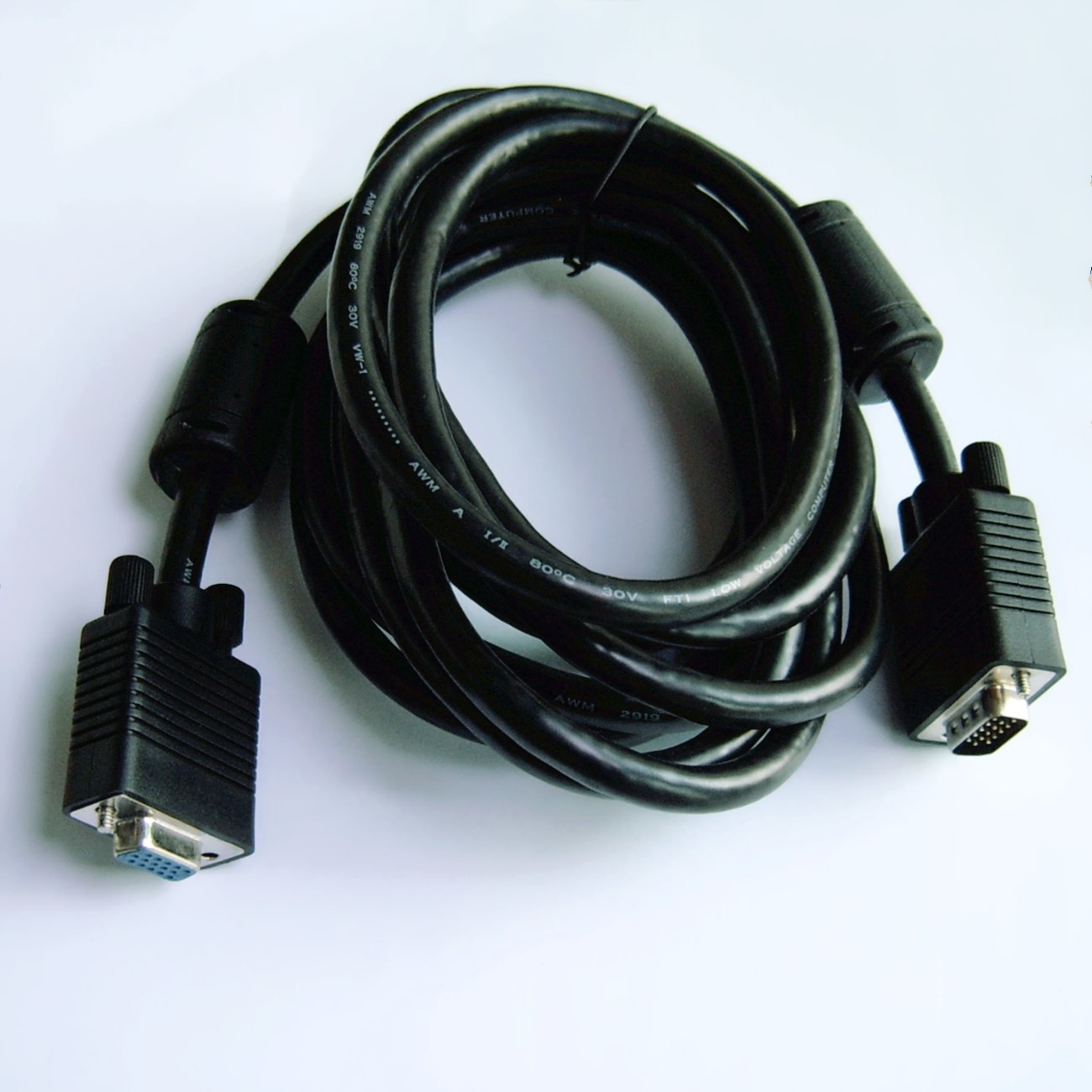 China VGA Extender Cable 3m High Quality Male to Female Extension VGA Cable For Computer Projector Monitor Screen factory