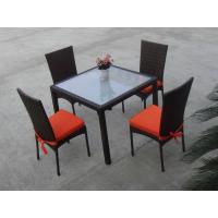 China Rattan Garden Dining Sets , Wicker Outdoor Furniture Dining Sets factory