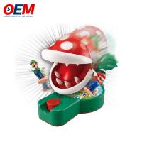 China Games Teeth Super Mario Piranha Plant Escape Made Tabletop Action Game for Ages 4+ with 2 Collectible Super Mario Action Figures factory