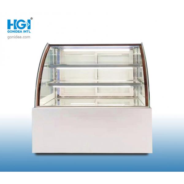 Quality Danfoss Compressor Cake Pastry Refrigerator Showcase 1200mm With 3*18W LED for sale