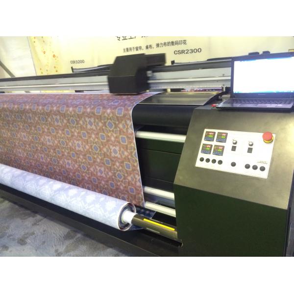 Quality 3.2M Digital Flag Printing Machine CSR 3200 / Double Head DX7 Printer for sale