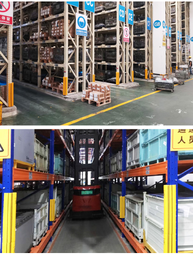 VNA Rack Or Very Narrow Aisle Rack High Density Warehouse Storage Racking