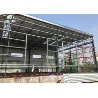 china Custom Steel Structure Buildings With Steel Color Sheet Roof / Wall Panel