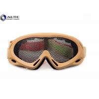 China Strechable Tactical Military Goggles , Tactical Shooting Glasses Air Ventilation factory