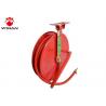 China Red Canvas Fire Water Hose Reel With Storz Coupling 32mm Outside Dia. factory