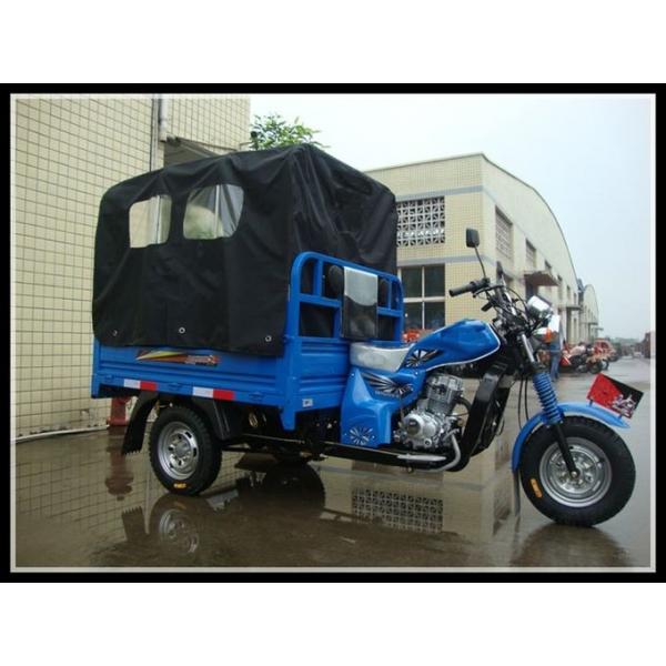 Quality Heavy Loading Chinese 3 Wheeler With Cabin / Three Wheel Cargo Tricycle for sale