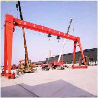 China 5t 10t Wireless Remote Control Single Girder Gantry Crane For Outdoor Cargo Yard factory