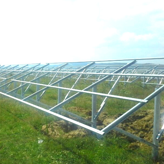 Quality Custom Galvanized Steel Solar Panel Support Structure For Parking Garages for sale