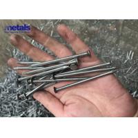 China DIN Common Galvanized Ring Shank Nails 1 Inch Fence Carpentry Polished Flat Head factory
