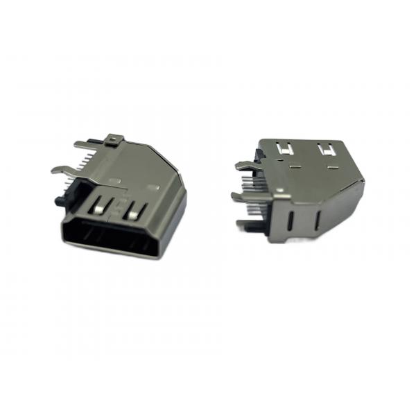 Quality 19Pin Double Row DIP Type A Female Side Plug Socket Connector HDMI-compatible for sale
