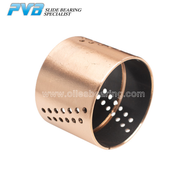 Quality Bronze Back PTFE Composite Bushing Sintered for sale