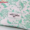 China Recycled Canvas Cotton Fabric RPET Gift Packaging Zipper Bag For Beauty Brand factory