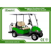 Quality Mini Electric Golf Car 48V Light Green 4 Passenger Electric Car/Trojan Battery for sale