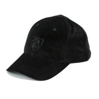 China Unisex Fitted Unstructured Baseball Caps , Black Velvet Baseball Hat Quick Dry factory