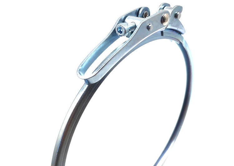 Quality 80mm To 600mm Galvanized Steel Clamps Light Duty For Dust Collection System for sale
