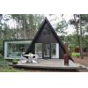 Quality Prefab House Kits , Modern Light Steel Frame Bungalow，Holiday resort triangle for sale