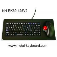 China IP65 Silicone Keyboard USB Panel Mount Keyboard With Ergonomic Trackball Mouse factory
