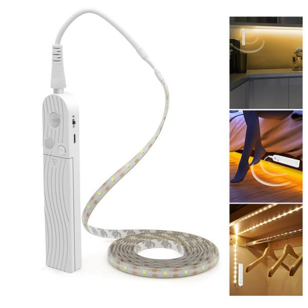 Quality 2000mm SMD2835 Wardrobe Led Strip With Sensor Warm White / Cold White for sale