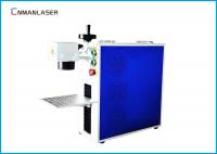China Long Lifetime Portable 20W Electric Fiber Co2 Laser CNC Marking Machine With Metal factory