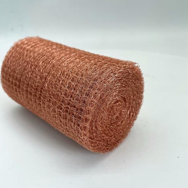 Quality 100mm 127mm Copper Insect Screen Mesh , Red Copper Wire Mesh For Rats for sale
