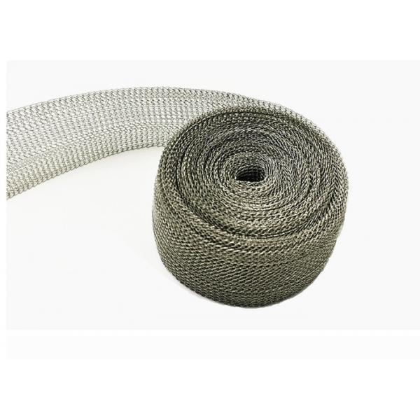 Quality Stainless Steel Knitted Wire Mesh Gasket  1 Inch Width For EMI Shielding for sale