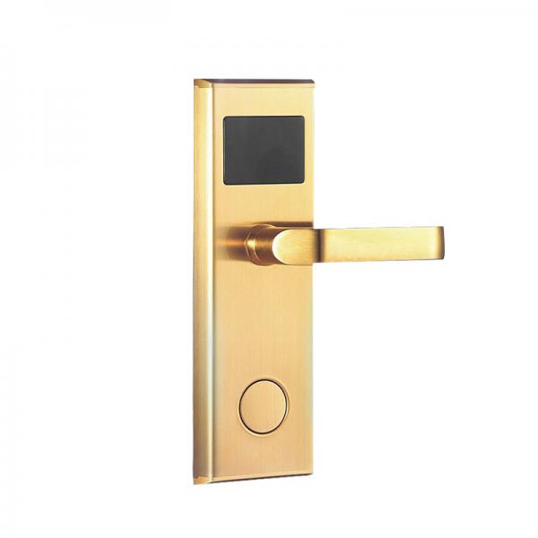 Quality Brushed Stainless Steel Smart Room Door Lock Swiping Card TT Lock High Class for sale