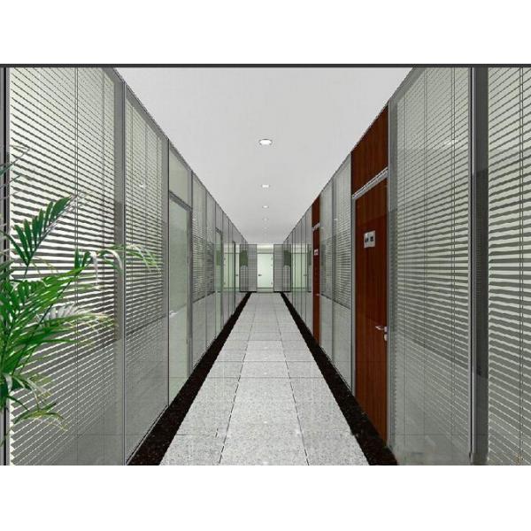 Quality 2.54cm Blinds Between Glass Double Glazed Windows With Blinds In Between For Office for sale