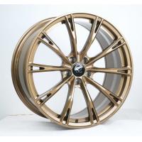 China Bronze Paint Monoblock Forged Wheels For Audi A4 Concave 1 Piece Custom Rims factory