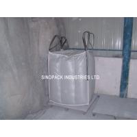 Quality Sift-proofing 4-Panel baffle bag , Industrial 1 Tonne Bulk Bags with filler for sale