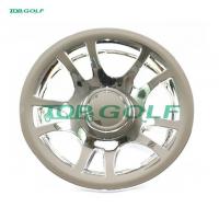China 10&quot; Turbine Golf Cart Wheel Covers Hub Caps Plastic Material Easy To Install factory