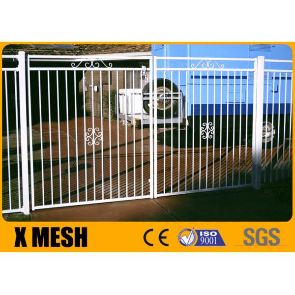 Quality Flat Top Aluminium Fencing 6063 T6 Powder Coated For Pool for sale