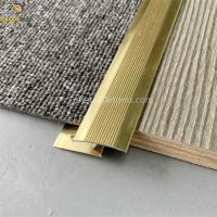 Quality Aluminum Z Edge Carpet Trim , Carpet Tile Edging Strip 3m Length for sale