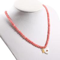 China Lady White Pearl Natural Stone Jewellry Necklace with Pendant factory
