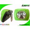 China IP68 Waterproof Mining Hard Hat Led Lights , Miners Helmet Light PC Material factory