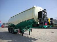China TITAN VEHICLE triple axle bulk cement silo truck cement silo trailer for south africa factory
