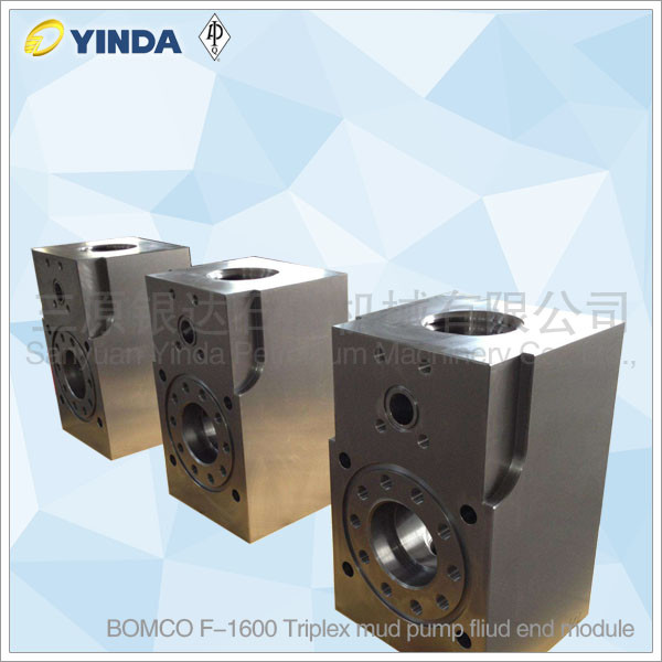 Bomco F-1600/1300 Triplex Mud Pump Fliud End Module AH130101050100 AH36001-05.01A.00