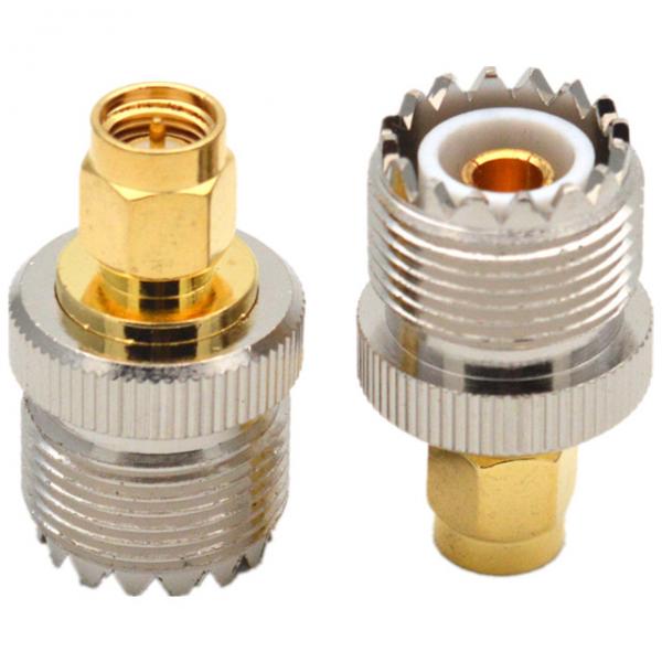 Quality Male To UHF SMA Coaxial Connector Adapter Copper Structure for sale
