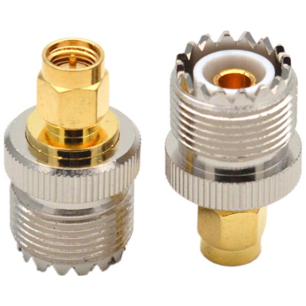 Quality Male To UHF SMA Coaxial Connector Adapter Copper Structure for sale